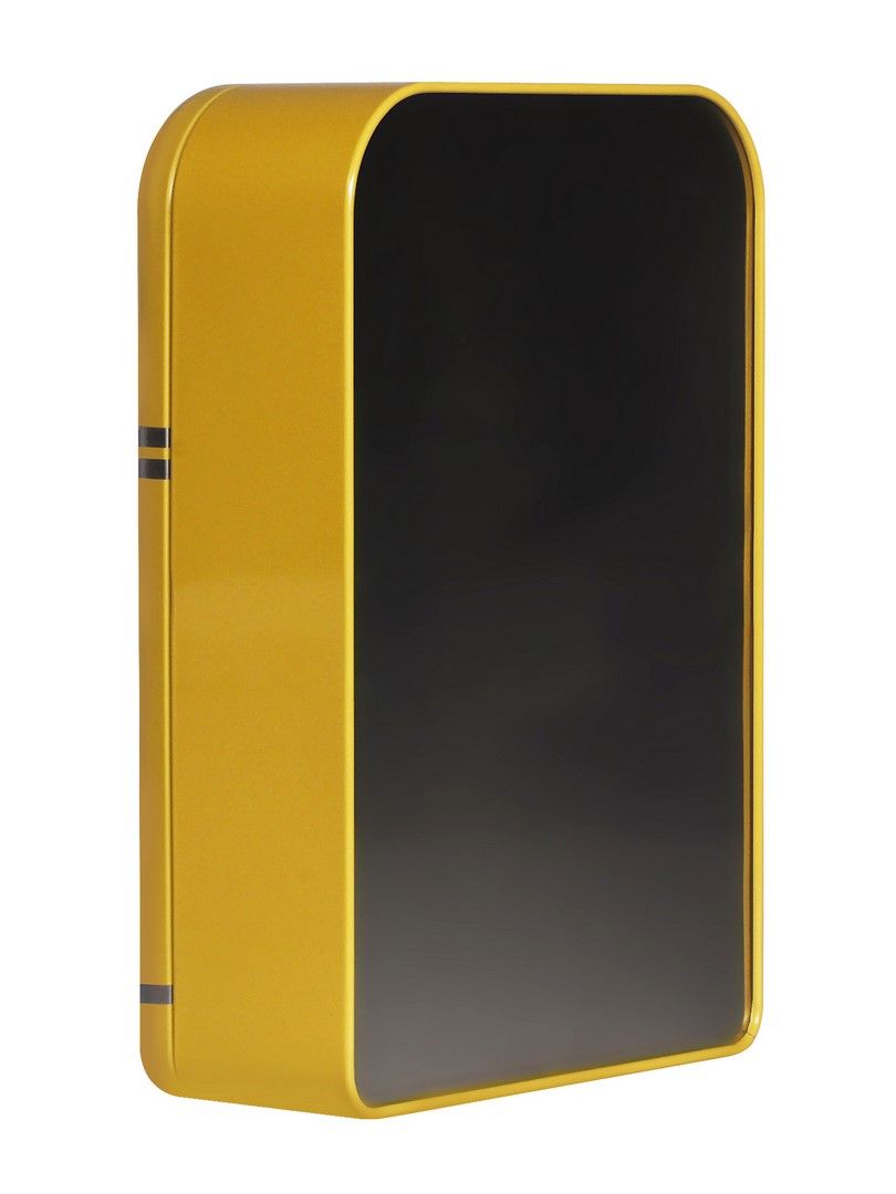 Úložná krabička lednice 25 cm, žlutá
