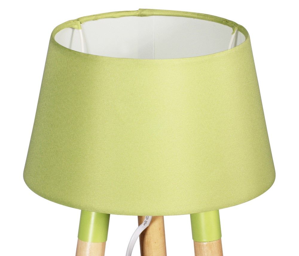 Stolní lampa 30 cm, trojnožka, zelená