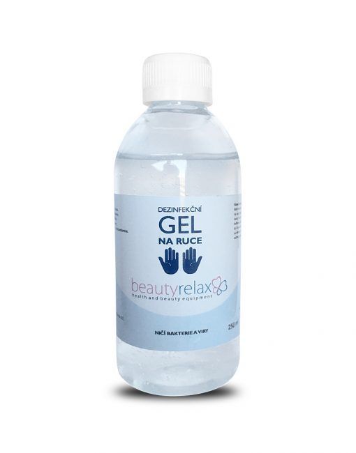 Dezinfekční Gel na ruce s antibakteriální složkou BeautyRelax 250ml